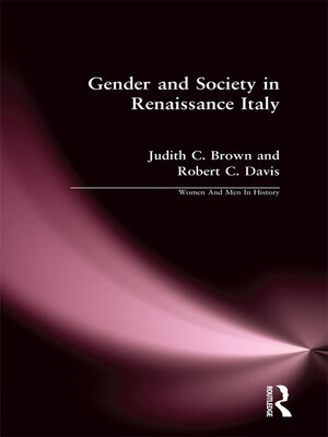cover image of Gender and Society in Renaissance Italy